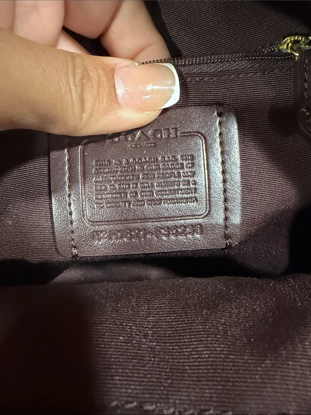 Coach Metallic Rose Mini Backpack in Shimmery Rose Gold